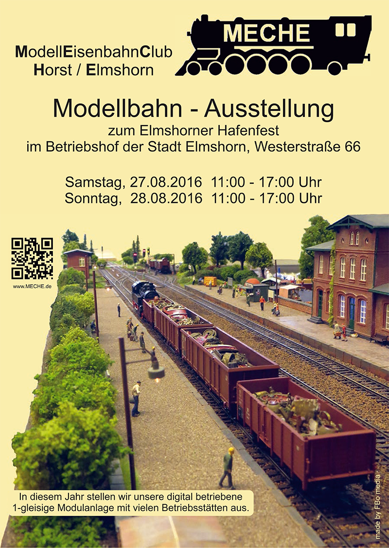 MECHE Modellbahn-Ausstellung zum Elmshorner Hafenfest